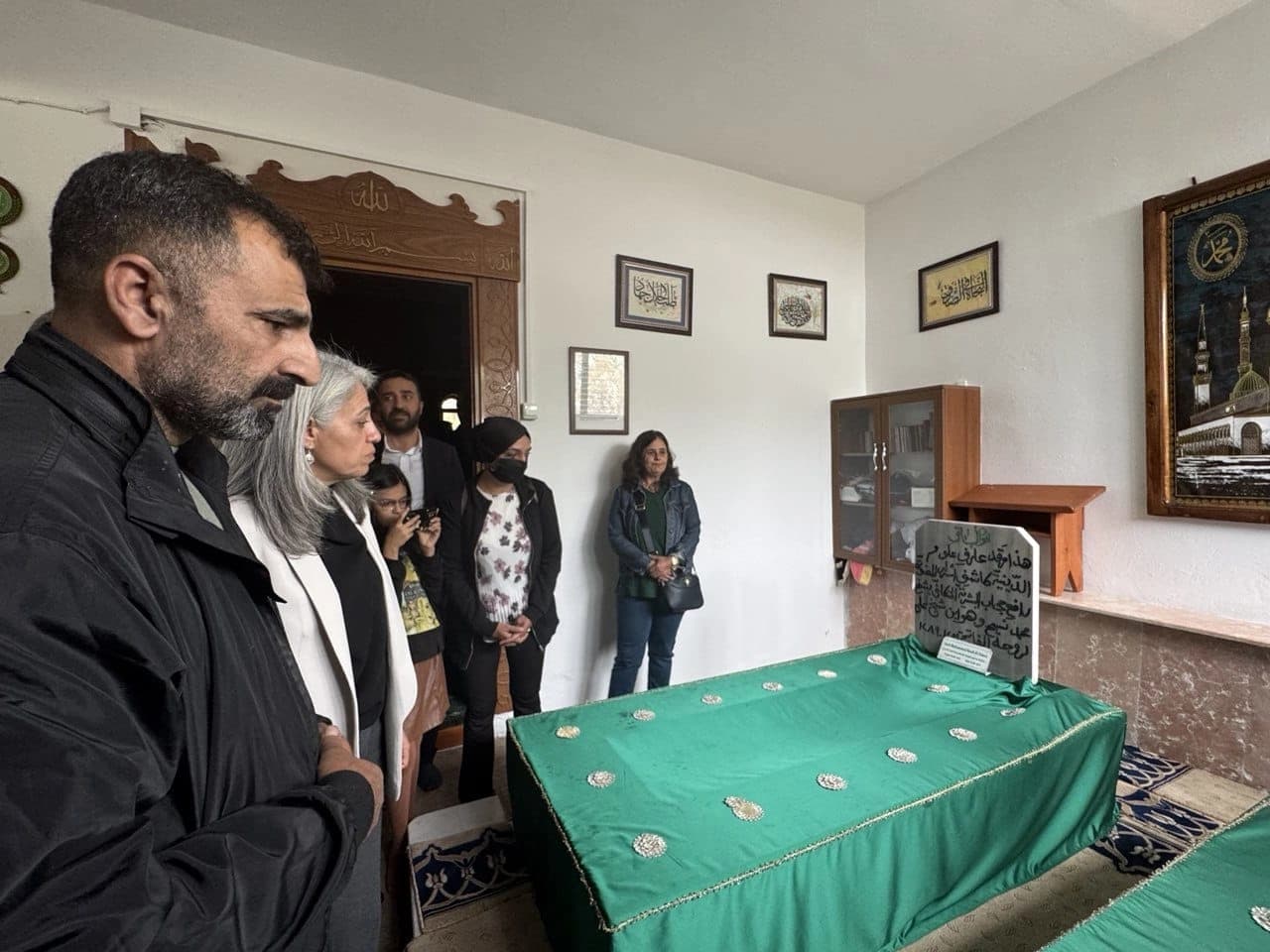 ELAZIĞ- DEM Parti heyetinden Şeyh Said’in aile üyelerinin mezarlarına ziyaret