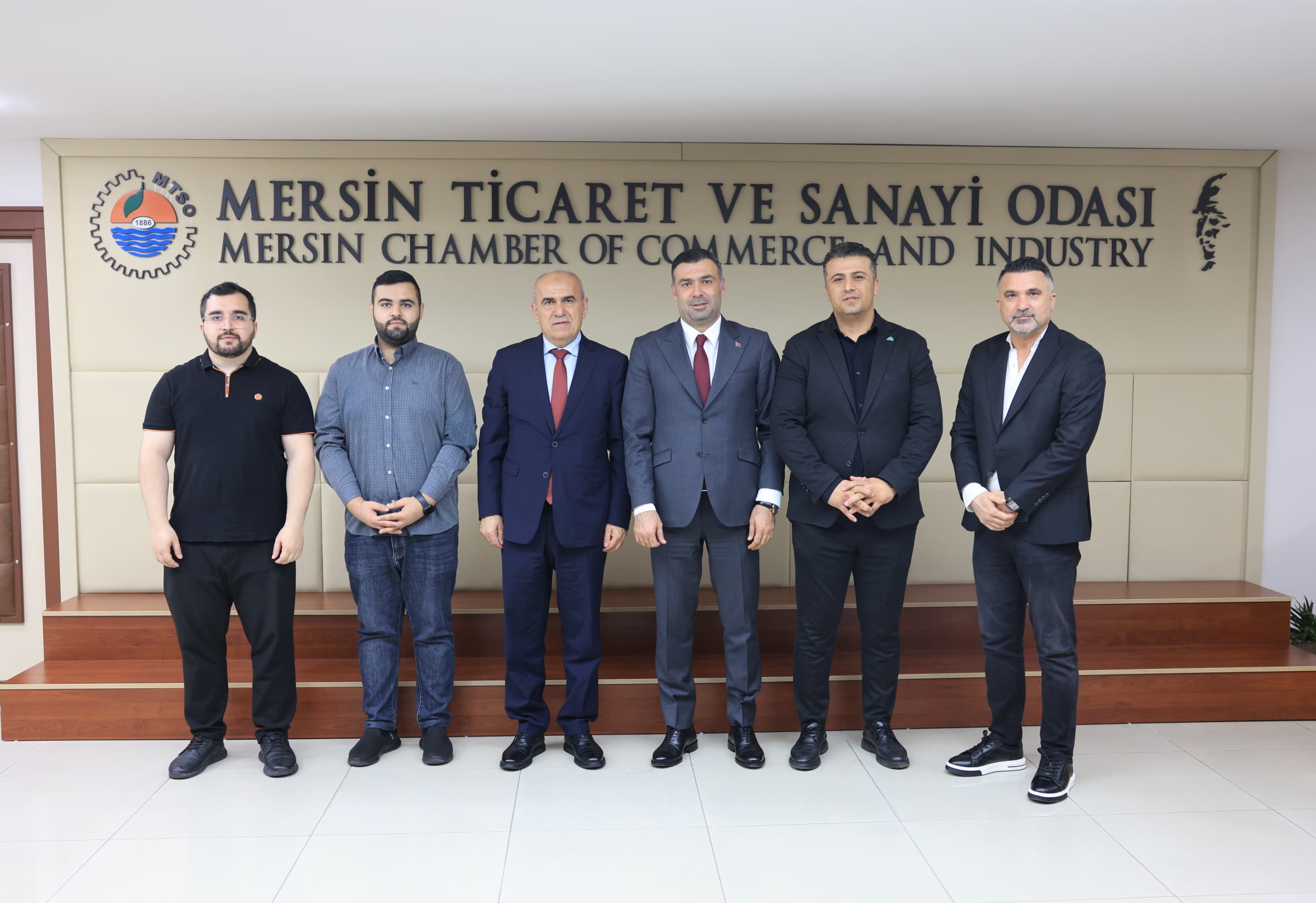 MERSİN- İbrahim Halil Sınır Kapısı Müdürü'nden MTSO'ya ziyaret