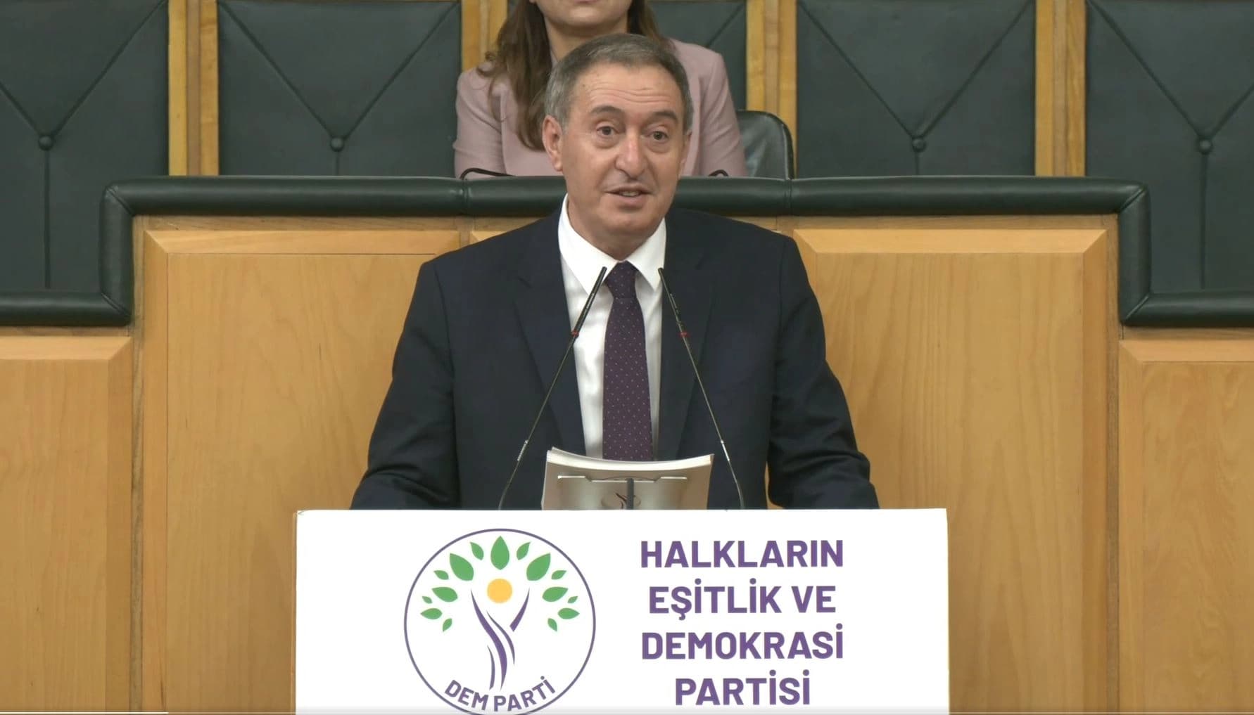 DEM Parti Eş Genel Başkanı Tuncer Bakırhan, partisinin Meclis grup toplantısında konuştu.