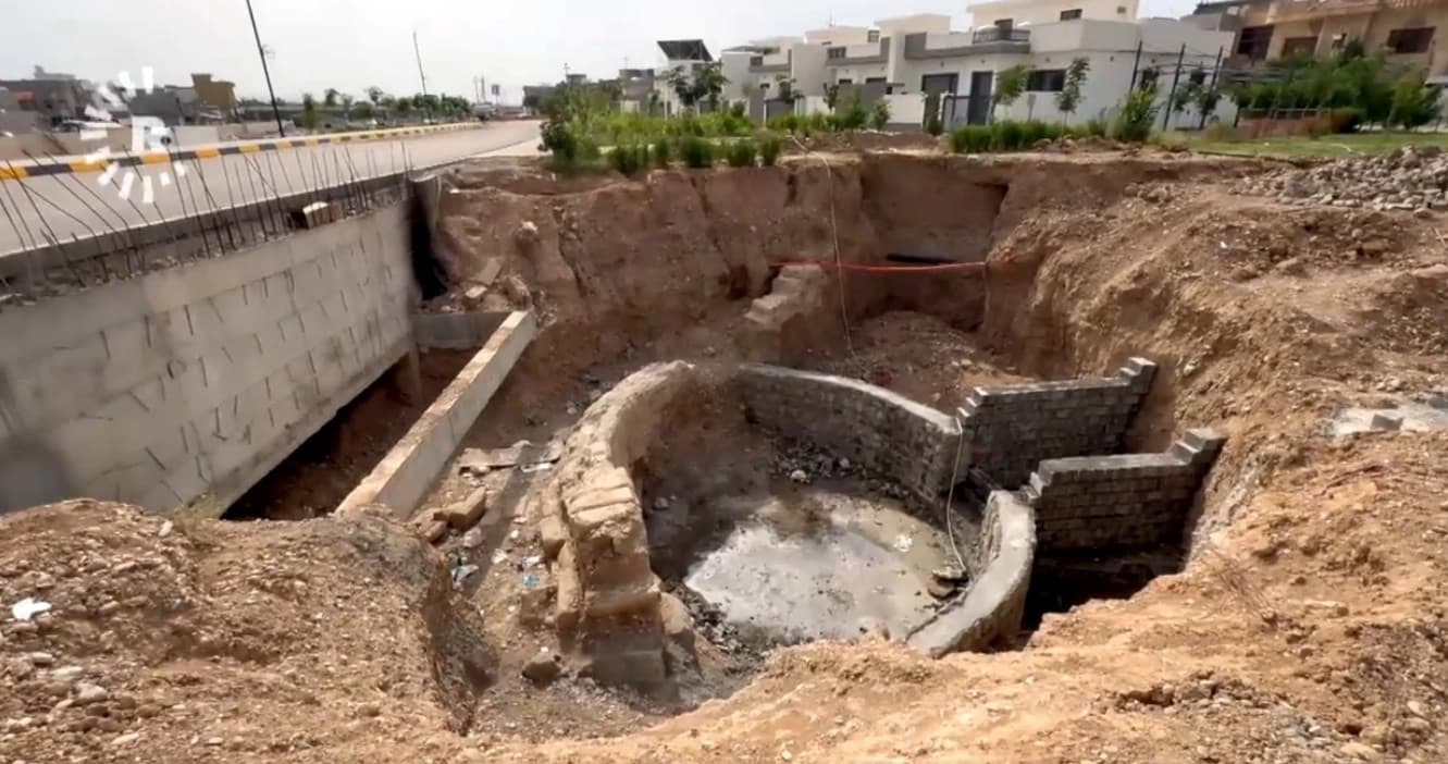 Süleymaniye’de tarihi keşif: 1700 yıllık Sasani kapısı, yerin 9 metre altında bulundu