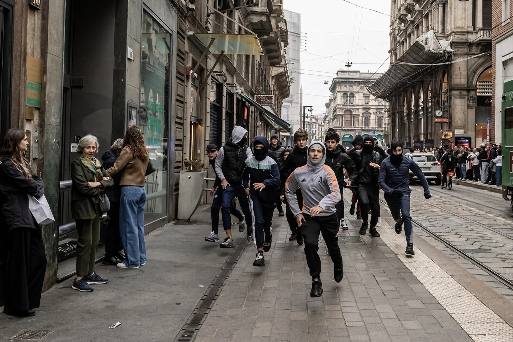 Paytexta modayê bû qada şer: Rastgirên Îtalyayê li dijî koçberan daketin qadan