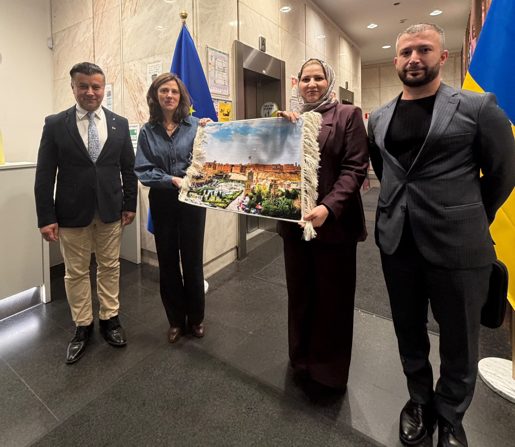 شاندێکی هەرێمی کوردستان داوای بەردەوامیی هاوکارییە مرۆییەکانی یەکێتیی ئەورووپا دەکات