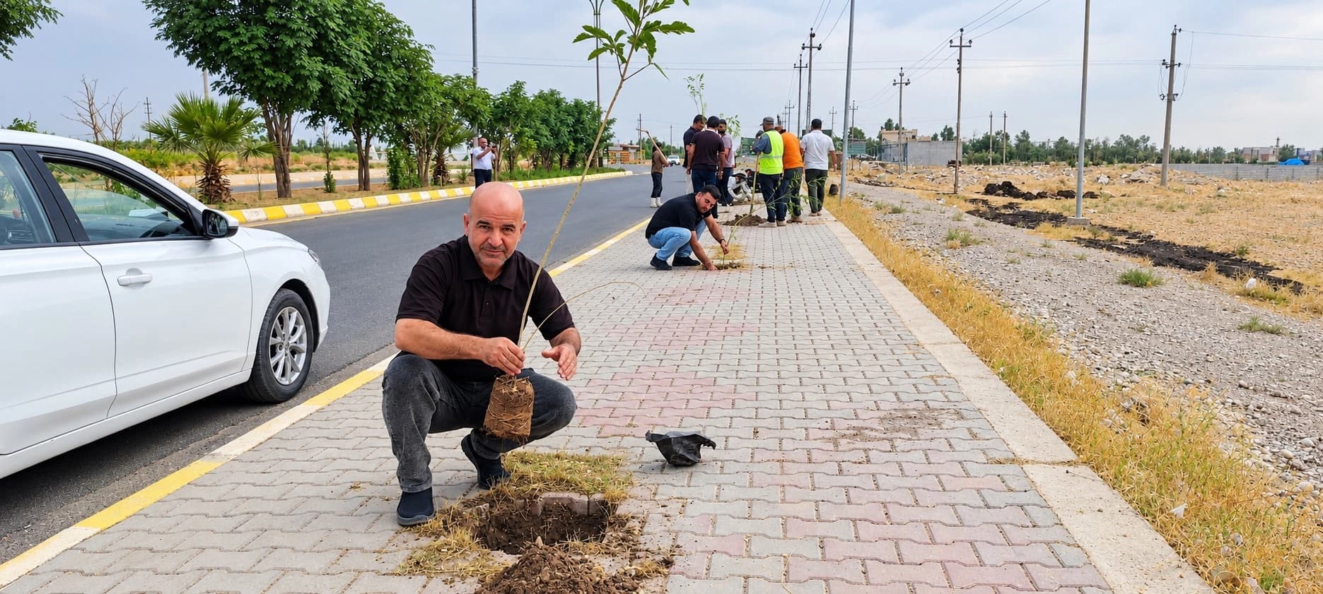 رێکخراوێک لە ساڵیادی دامەزراندنیدا لە ناوچە کێشەلەسەرەکاندا نەمام دەڕوێنێت