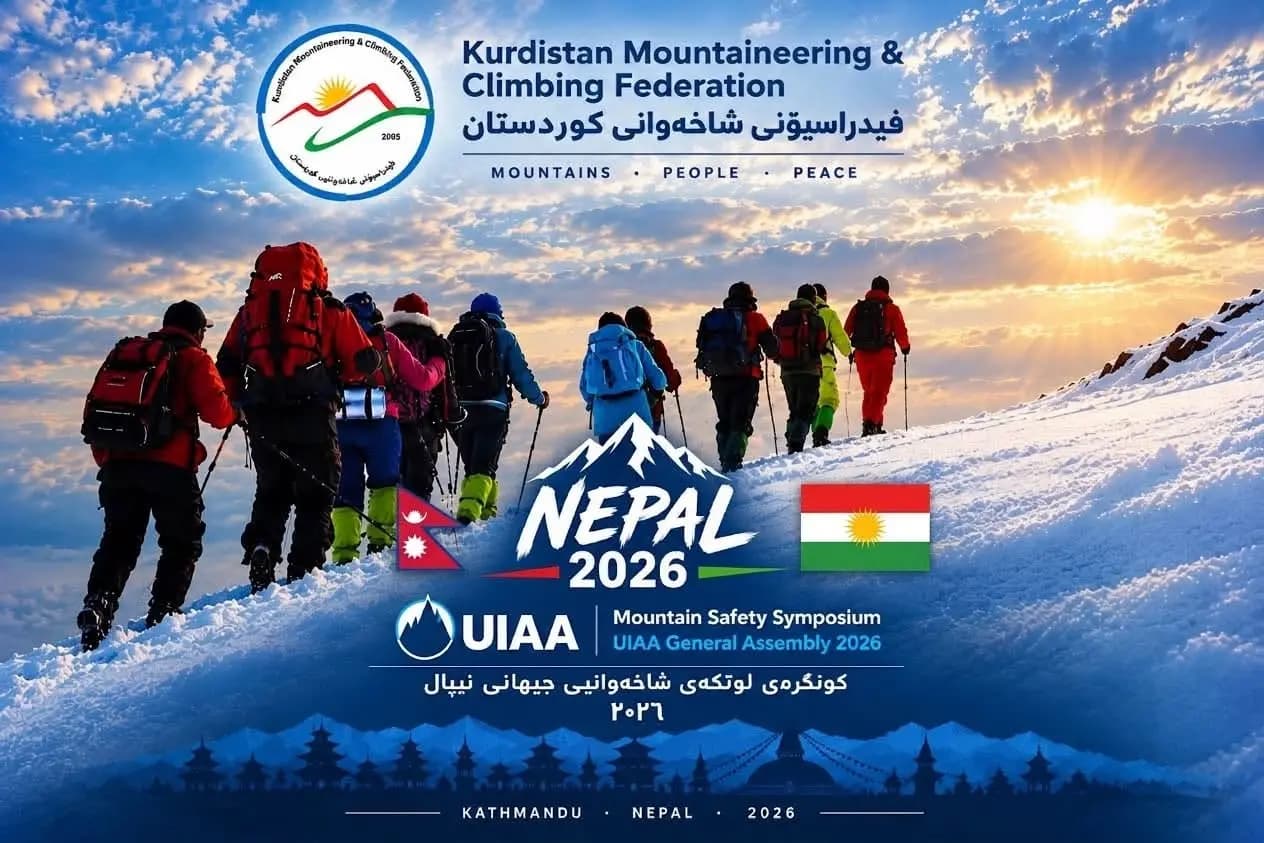 Kürdistan Dağcılık Federasyonu Nepal’deki zirvede: Kürtçe dünya dağcılık literatürüne girdi