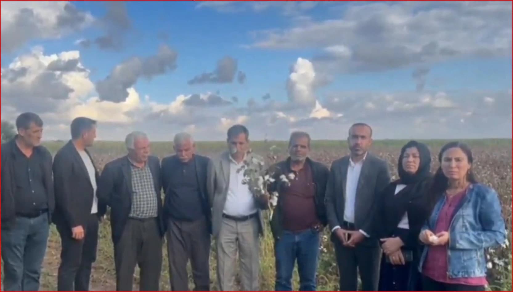 Li Sirûcê keda salekê di bin avê de ma: DEM Partî çû serdana cotkaran
