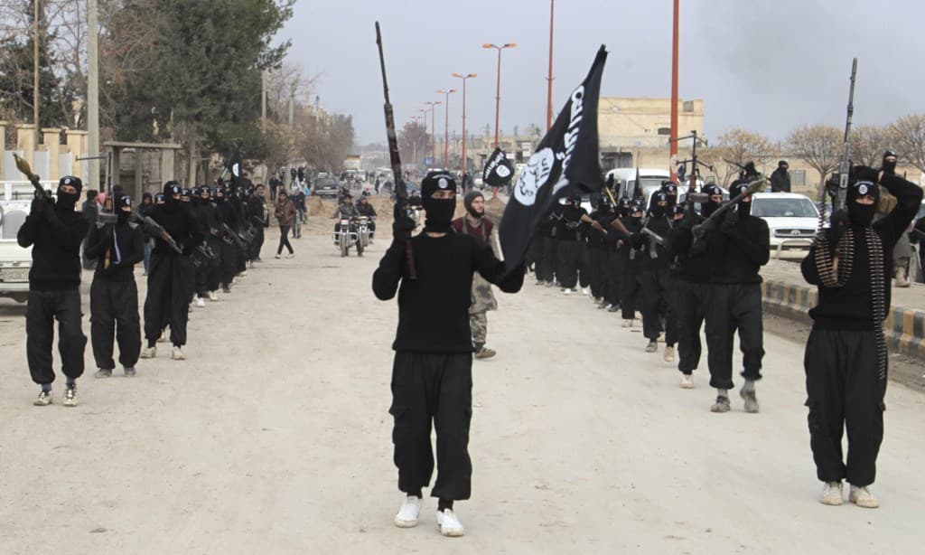ISIS fighters in Mosul 