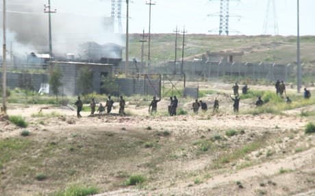 Rudaw file photo of Peshmerga forces south of Kirkuk.