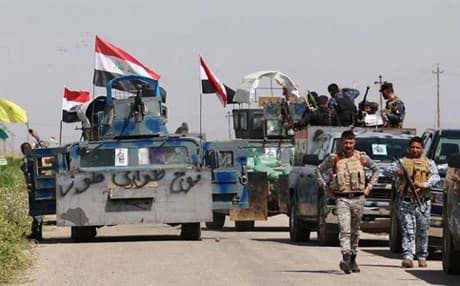 A group of Iraqi fighters made up of Popular Mobilization units. AFP file photo