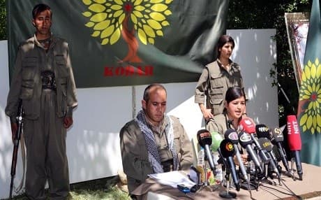 The Free and Democratic Society of Eastern Kurdistan (KODAR) calimed it tries to build a communal society in Iran and Kurdistan. Photo: Rudaw. 