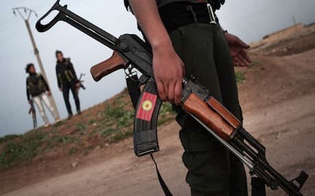 Shalal Gado, representative of the Kurdish Left Party in Sulaimani said he believed that it was the successful rout of Islamic fighters by the People’s Defense Units (PYG) – the PYD’s armed wing – in the Kurdish areas that that forced Turkey to meet with Syrian Kurds. Photo: AP