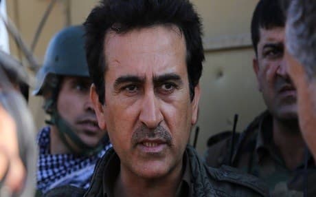 General Najat Ali, the Peshmerga commander of the Makhmour front. Rudaw photo