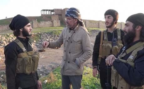  German journalist Jürgen Todenhöfer became the first Western journalist to speak with ISIS members since the launch of U.S. airstrikes in August. Photo: Todenhoder/facebook