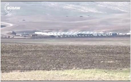The Turkish base in the Nineveh plains near the Iraqi city of Mosul. Photo: Rudaw