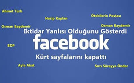 Facebooka siyasetmedarên kurd tên girtin       