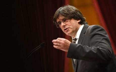 Catalonia president challenges king and constitution in oath 
