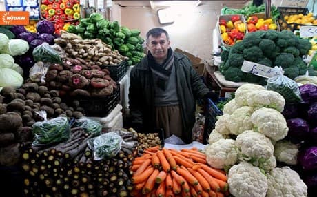 KRG should curb its excessive imports of items that we can do without, or may suggest a raise of tariffs on imports that can be locally produced/ Picture from Sulaimani fruit market.
