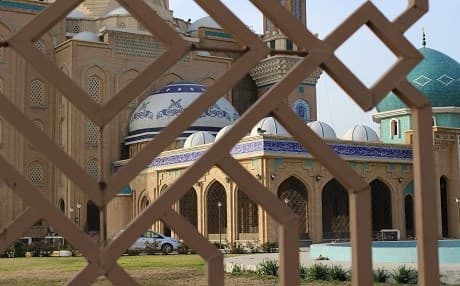 A mosque in central Erbil, capital of the Kurdistan Region. Photo by author