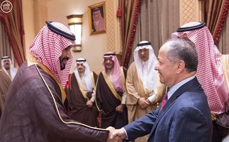 Kurdish President, Massoud barzani during his official visit to Saudi Arabia. Photo: SPA.