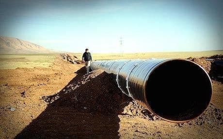  Kurdistan's independent oil pipeline. Photo: Rudaw 