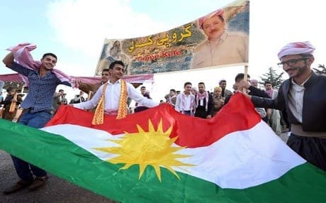 Kurds in Iraq took to the streets and started an uprising in March 1991. AFP File Photo.