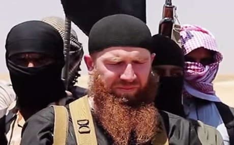The Islamic State’s (ISIS) war minister Omar al-Shishani. Photo: AFP