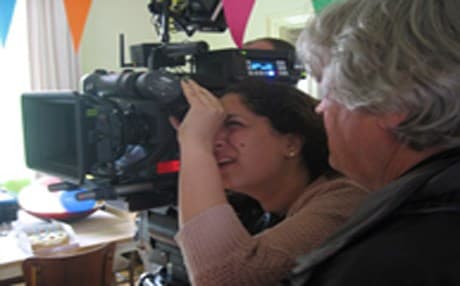 the filmmaker at work