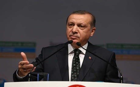 Turkish President Receb Tayyib Erdogan. Photo: AP 