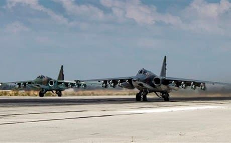 Example of Su-25 planes. AP Photo. 