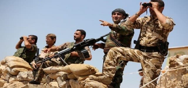 Peshmerga forces battle Islamc State militants. Photo: Rudaw 