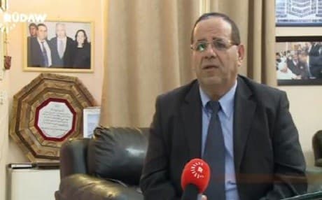 Rudaw image grab of the Deputy Minister of Regional Cooperation in Israel Ayub Kara