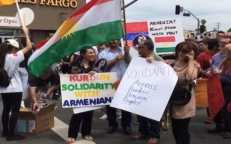 California Kurds join Armenians in marking the 101st genocide anniversary