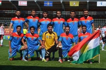 The Kurdistan National Team played at the Conifa World Football Cup in Abkhazia. 