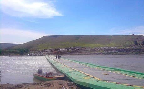 The Semalka border crossing between Rojava and the Kurdistan Region. Photo: Rudaw