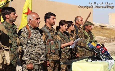 The SDF announced the start of the campaign to liberate Raqqa on Sunday. Photo: Raqqa liberation/Facebook