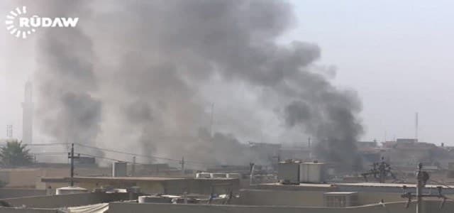 VIDEO: heavy clashes in Mosul's eastern  district of Bakir between the advancing Iraqi forces and ISIS militants on Tuesday. 