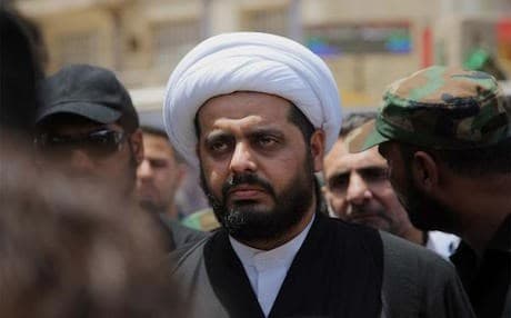 Qais Al-Khazali, leader of the Shiite Asa’ib Ahl al-Haq militia. Photo: AP
