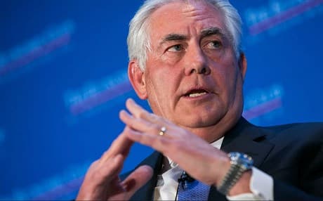 Rex Tillerson, President-elect Donald Trump’s nominee for Secretary of State. Photo: Kristoffer Tripplaar/AP