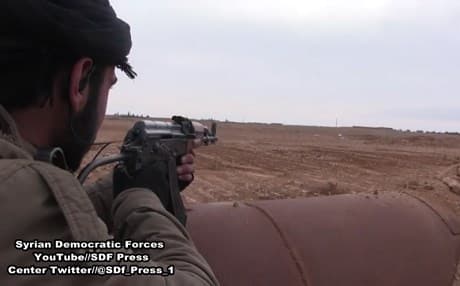 The SDF are just a few kilometres from the strategic Tabqa Dam site. Photo:AFP