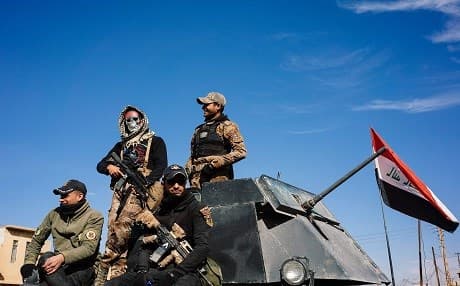 Members of the Iraqi security forces in Mosul. Iraqi ambassador to Turkey said that after Mosul, the Iraqi forces and Kurdish Peshmerga will conduct an operation to "liberate" the Yezidi town of Shingal. Photo: AFP
