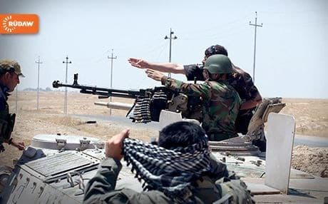 File photo of Kurdish Peshmerga forces in Shingal. 