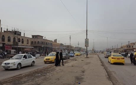 Traffic has returned to normal and markets are bustling on the eastern side of Mosul. Photo by Ayub Nuri