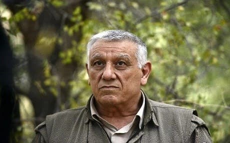 Cemil Bayik on Qandil Mountain. Photo: AFP.