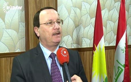Khairi Botani, head of the KRG’s Yezidi affairs office. Photo: Rudaw video