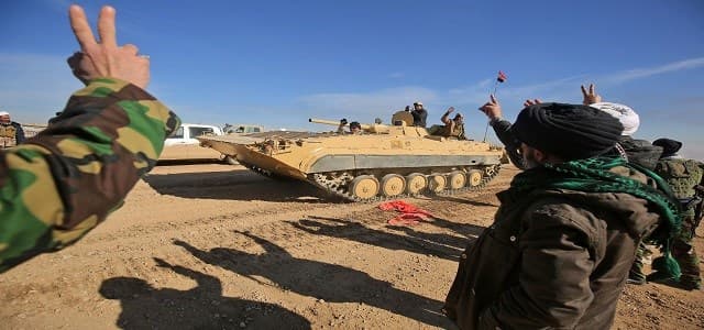 VIDEO: Albu Saif village on Monday, south  of Mosul.