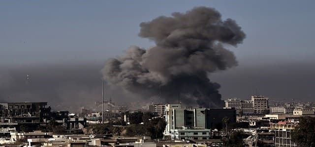 VIDEO: Mosul on Tuesday morning. 