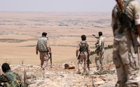 Syrian government forces near Manbij in northern Syria. Photo: AFP