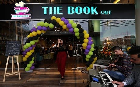 “This café will be a niche for cultural and literal activities and events. It will host book clubs, and it will be a place of book signing and debuts.” AFP photo