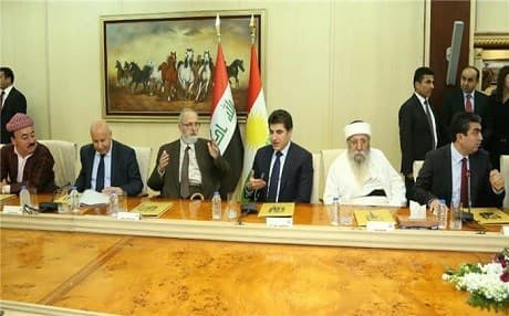 Prime Minister Nechirvan Barzani said last year that his government may consider the use of force against the armed members of the Kurdistan Worker's Party (PKK) should they not leave the Yezidi area.  Photo: PM media office. 