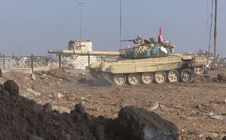 VIDEO: battle for the old bridge located on the Tigris river on Tuesday. 