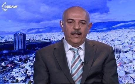 Leader of the Iranian Kurdish Communist Party (Komela) Umar Alikhanzada. Photo: Rudaw video